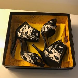 Cynthia Vincent Leather Heels